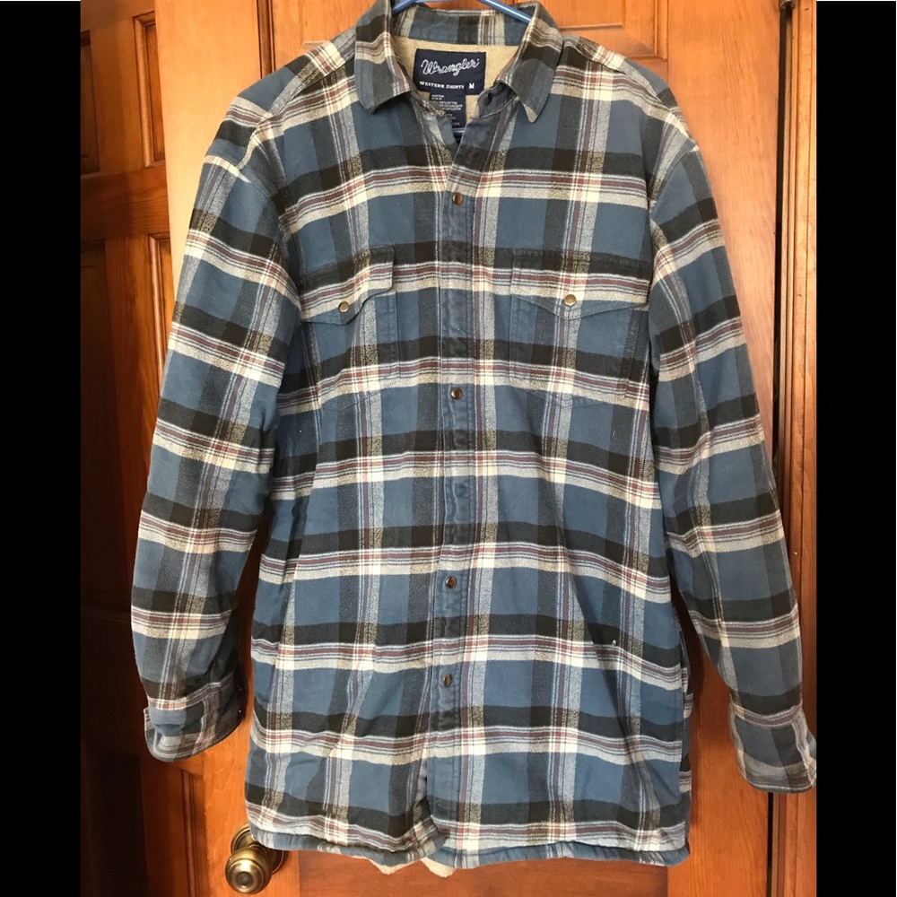 Wrangler Fleece Lined Flannel Shirt